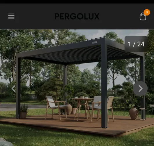 Vende se Pergolado de Aluminio na embalagem.