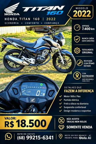 Vendo essa moto Titan quase nova !