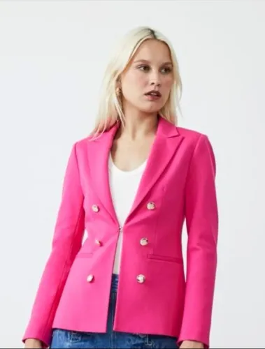 Blazer Botões dourados Rosa - A-Collection - 36/P 