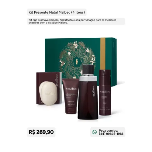 Presente o Boticário Malbec