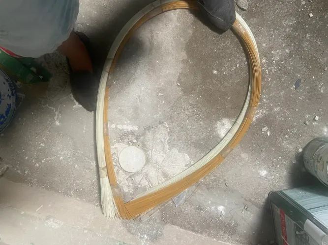 Vareta de fibra pra construção de gaiolas 