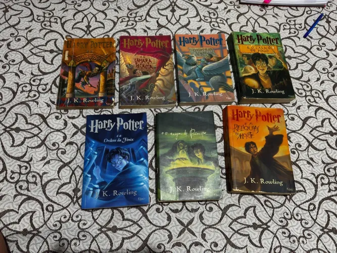 Coleção de livro completa do Harry Potter