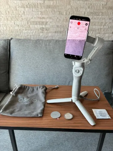 DJI Osmo Mobile 4 OM4 Semi Novo Completo c/ Acessórios