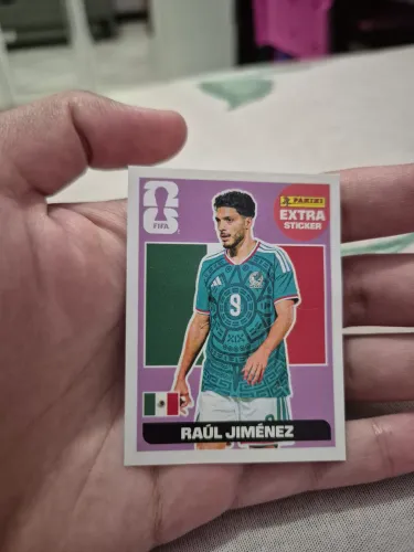 Figurinha Extra Legend Roxa Raul Jiménez - Album Copa do Mundo 2026