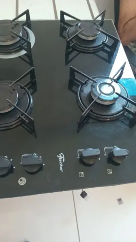 Vendo fogão cooktop 4 bocas funcionando perfeitamente e com registro