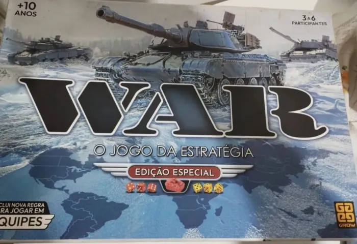 Jogo tabuleiro WAR edição especial
