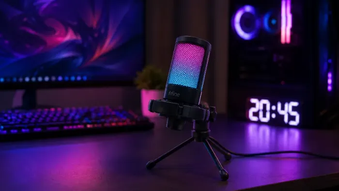 (NOVO) MICROFONE FIFINE SUPERFRAME SFM2 RGB