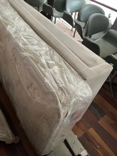 Bicama solteiro com colchão novo