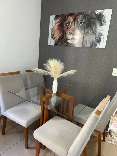 Mesa 4 cadeiras 1,00x1,00