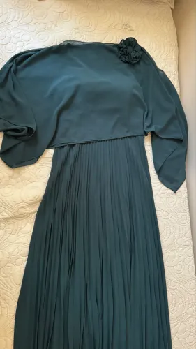 vestido de festa esmeralda