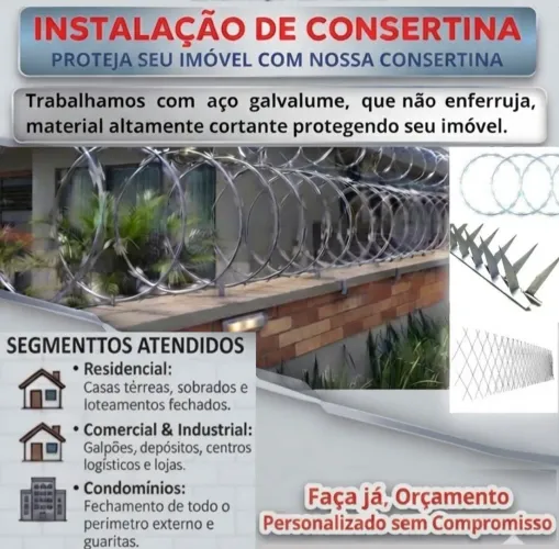 Instalacao de Consertina