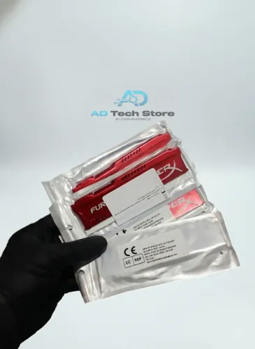 Dissipador FURY Hyperx Vermelho para Memória RAM + Thermalpad Adesivo Incluso