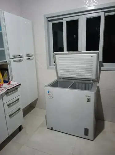 Freezer Horizontal 198l Inverter Bivolt Branco Midea Branco
