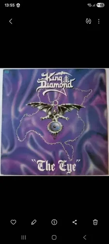 LP Vinil The Eye $390 nacional Songs For the Dead $560 importado King Diamond zeradaços