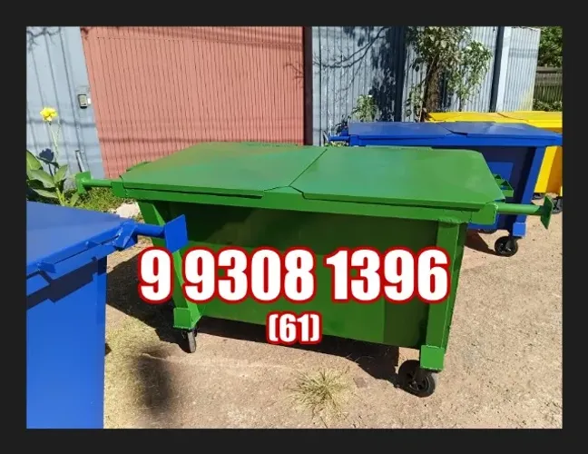 Lixeira Container 1200L para condominio - falar (61) 9  *