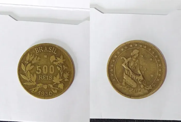 Moeda 500 Réis 1930 - Série Fortuna