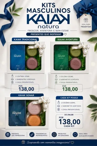 Kits Natura e Avon Dia dos Pais