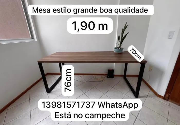 Mesa industrial grande boa qualidade