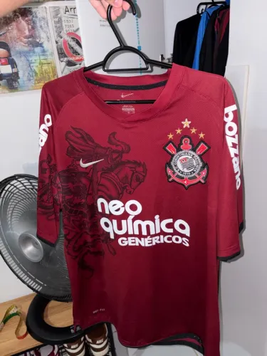 Camisa Corinthians São jorge Grená 2011