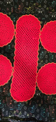 Toalhas artesanais com 5 peças 
