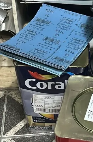 Tinta Coral Sol e Chuva impermeável para exteriores 16L cor Crômio 