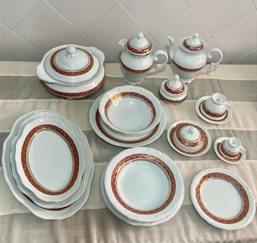 Aparelho de Jantar Schimitdt anos 80 completo