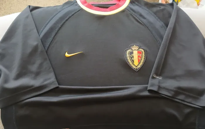 Camisa Belgica Nike Euro 2000 Holanda Preta Tam. G Frete Grátis