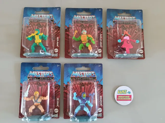 Masters the of universe - lote com 5 unidades 
