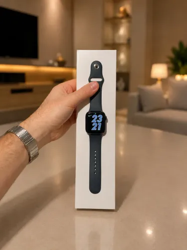 Apple Watch Series 7 45mm Azul - GPS, ECG, Monitor Cardíaco e Sono - Parcelo em 12x