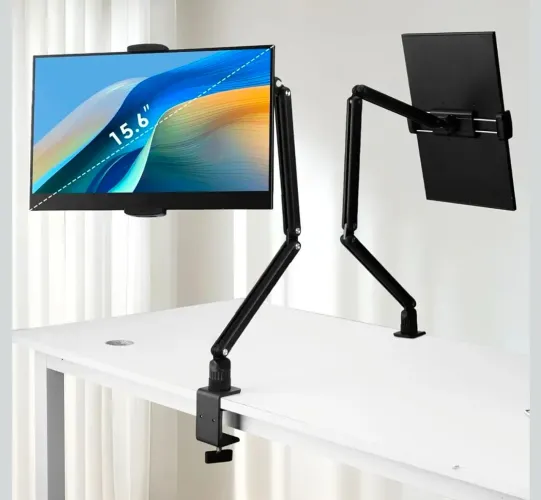 Suporte para tablets, celulares e monitor portátil