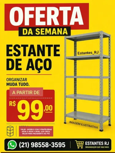 Estantes Organização Diversos