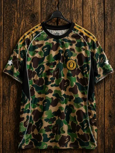 Camisa camuflada Adidas BAPE