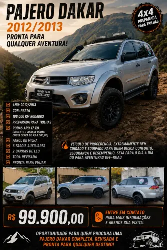 Mitsubishi Pajero Dakar 3.2 4X4 T.i. Dies. 5P Aut. 2013