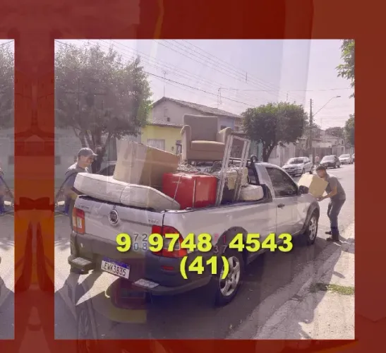 Frete + mudanças + carreto + transporte de cargas + segurança garantida
