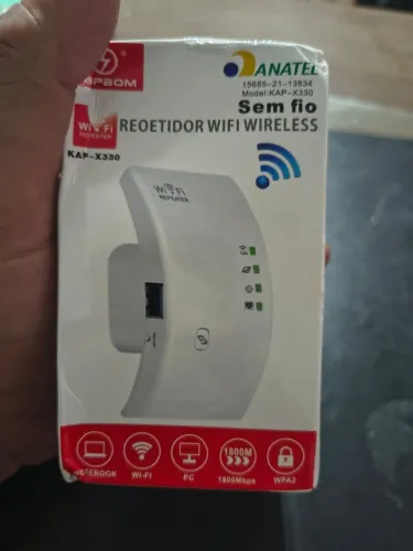 Repetidor Roteador Wifi Wireless 1800Mbps Extensor Sinal Amplificador Internet