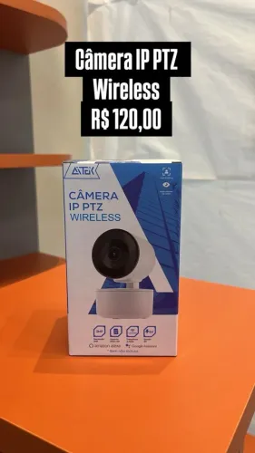 Camera IP PTZ Wireless - Loja Fisica
