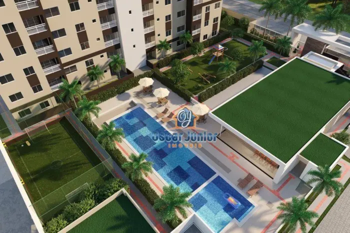Apartamento com 3 dormitórios à venda, 59 m² por R$ 370.240,00 - Jacarecanga - Fortaleza/C