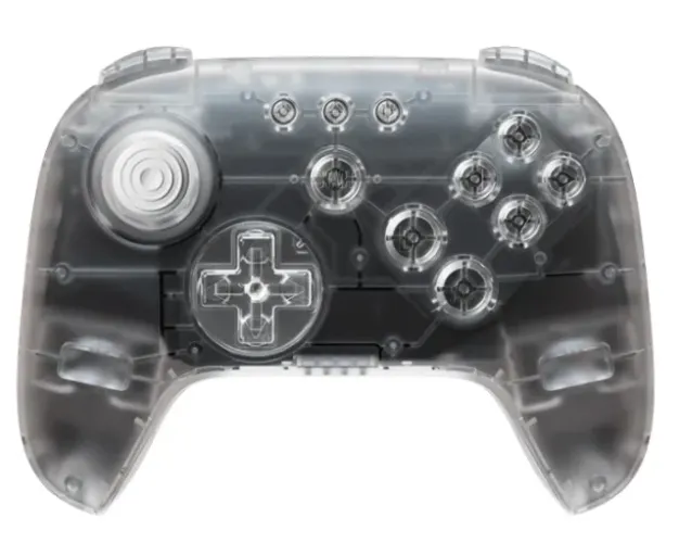 Controle 8bitdo N64 Bluetooth 3d Analogue N64/switch- Clear