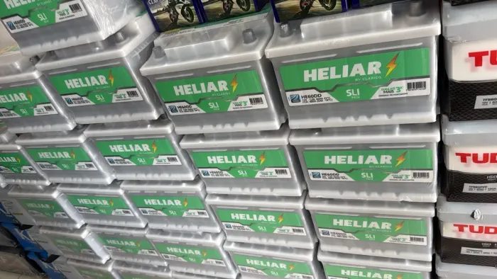 Bateria Heliar 60Ah 2 anos de garantia 