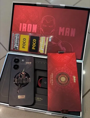 Xiaomi Poco X8 Pro 512GB 12RAM 5G NFC Edç Especial Iron Man Lacrados Loja Física Entregas