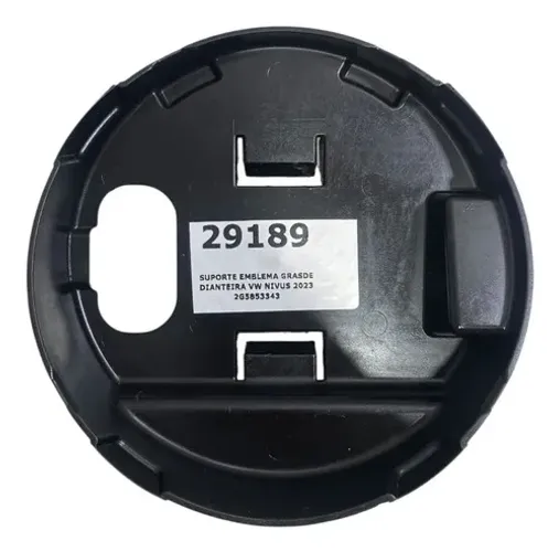 Suporte Emblema Grade Dianteira Vw Nivus 2023 2g5853343 Cinza