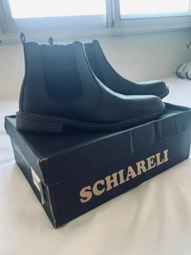 Botina Chelsea Masculina Schiareli em Couro - Tam. 41 - R$ 99