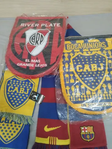 Kit decoração esportiva clubes de Futebol - River, Boca e Barcelona