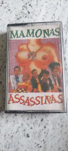 Fita k7 mamonas assassinas paralela fita cassete antigo tape deck rádio toca fita som 3x1