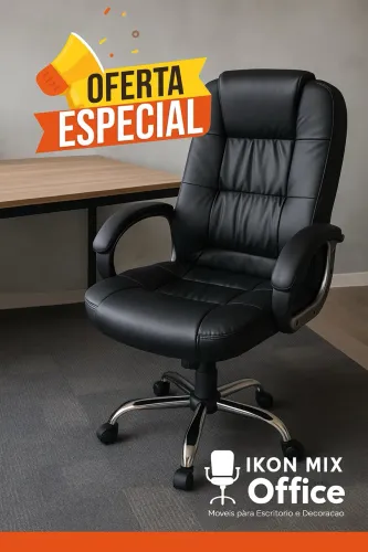 CADEIRA PRESIDENTE PRIMER LOJA IKONOFFICE 