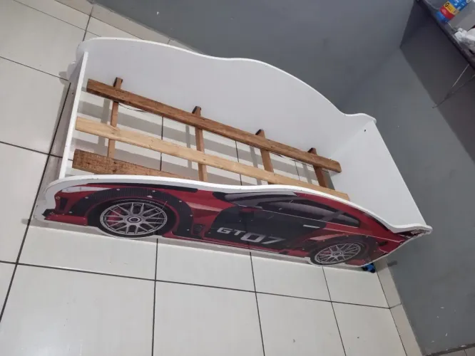 Cama infantil carrinho