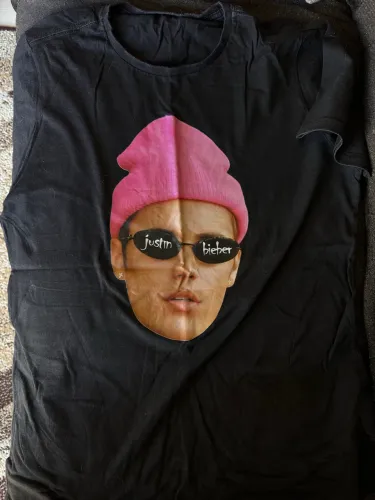 Camisa Justin Bieber - tamanho M