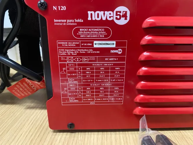 Máquina de solda Nove 54
