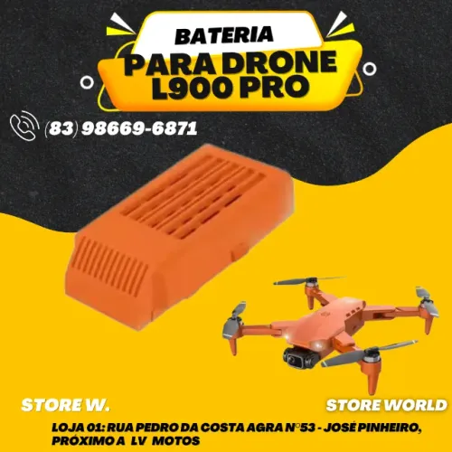  * Bateria para drone L900 e L900 pro - pronta entrega - loja store world