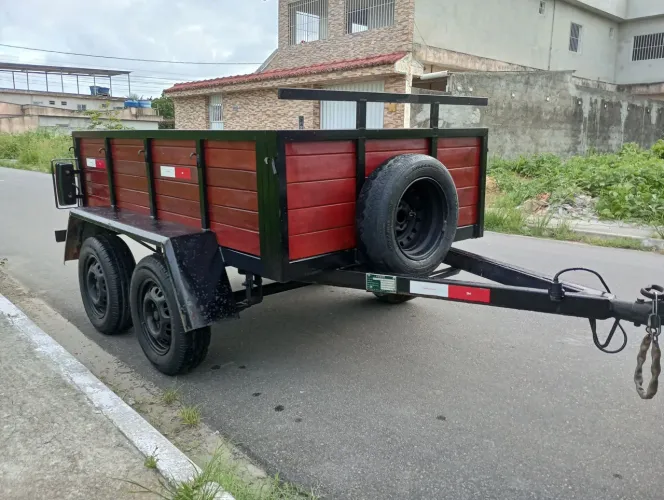 Carroça carretilha engate trucada.